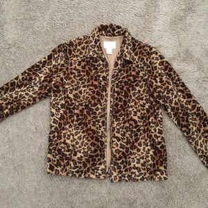 Leopard print jacket